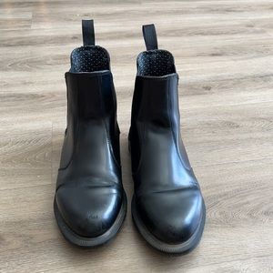 Doc Marten Black Flora Ankle boots sz 9